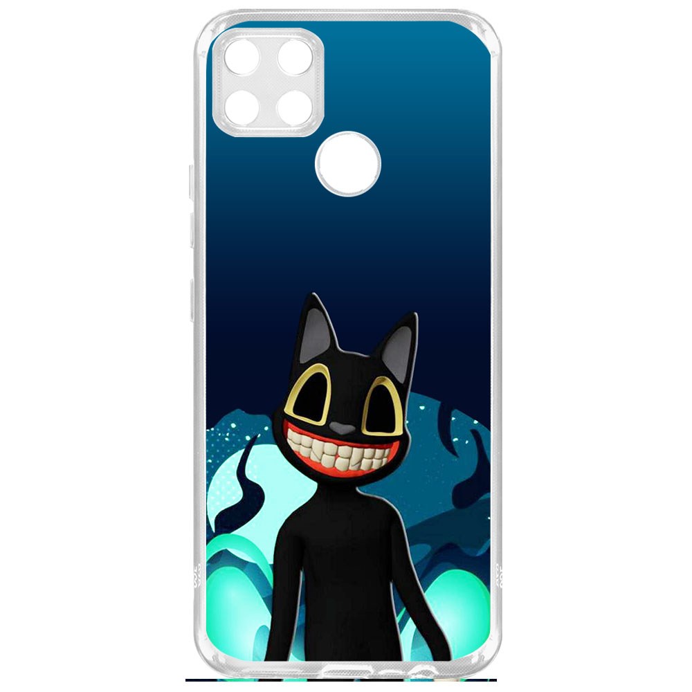 

Чехол-накладка Krutoff Clear Case Хаги Ваги - Картун Кэт для Realme C25, Прозрачный