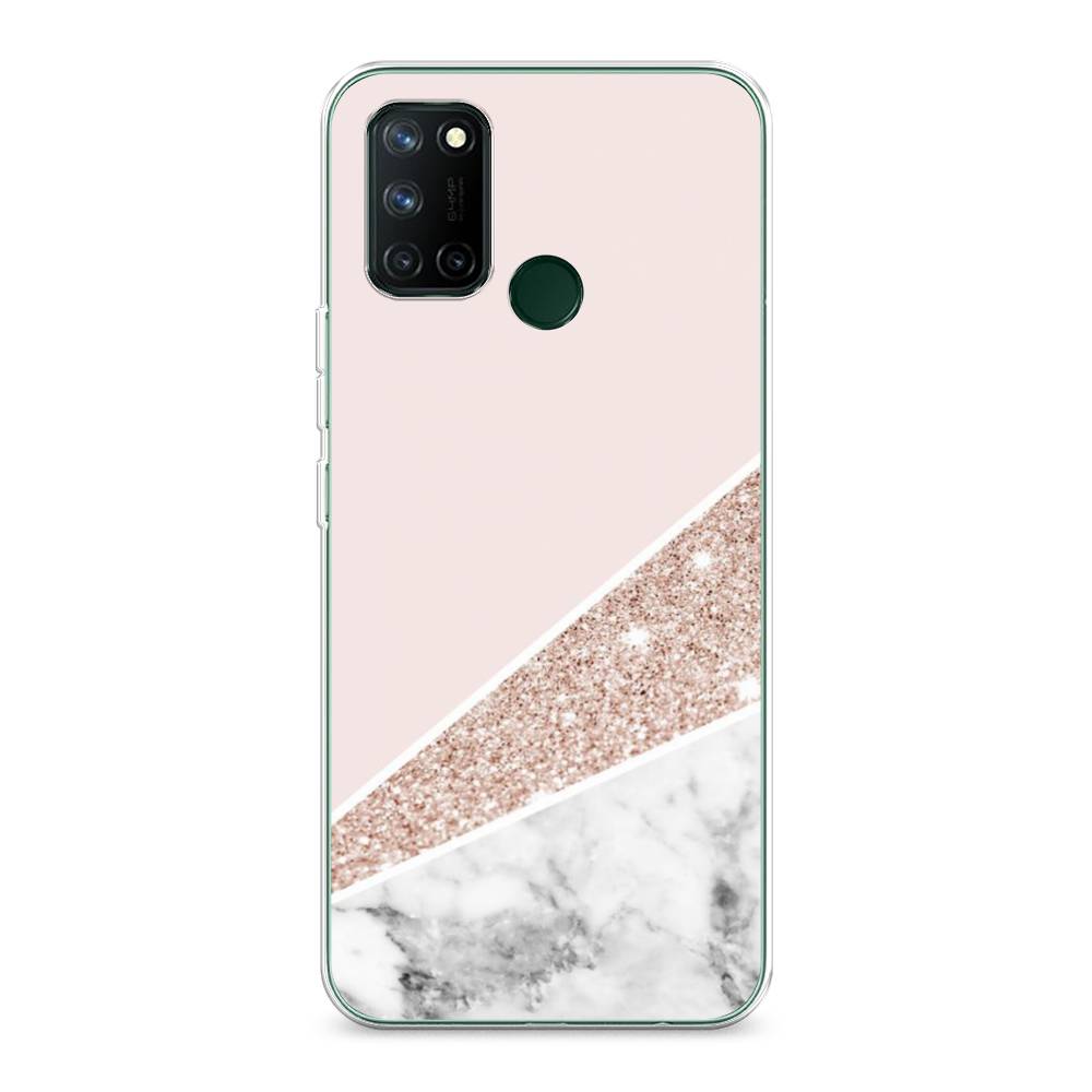 

Чехол на Realme 7i "Блестящий розовый мрамор", 253950-3