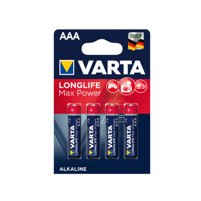 Батарейки Varta LongLife Max Power AAА, 4 шт