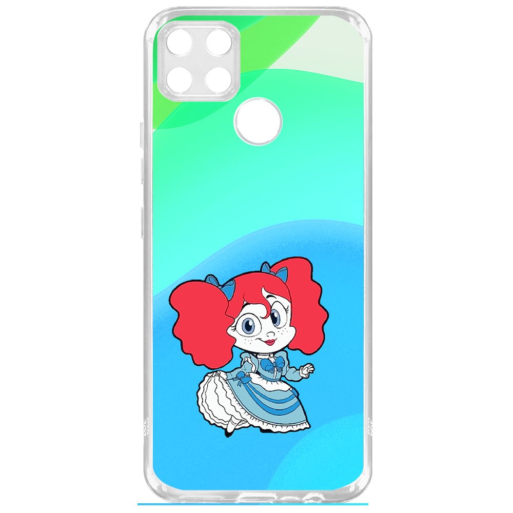 фото Чехол-накладка krutoff clear case хаги ваги - кукла поппи для realme c25