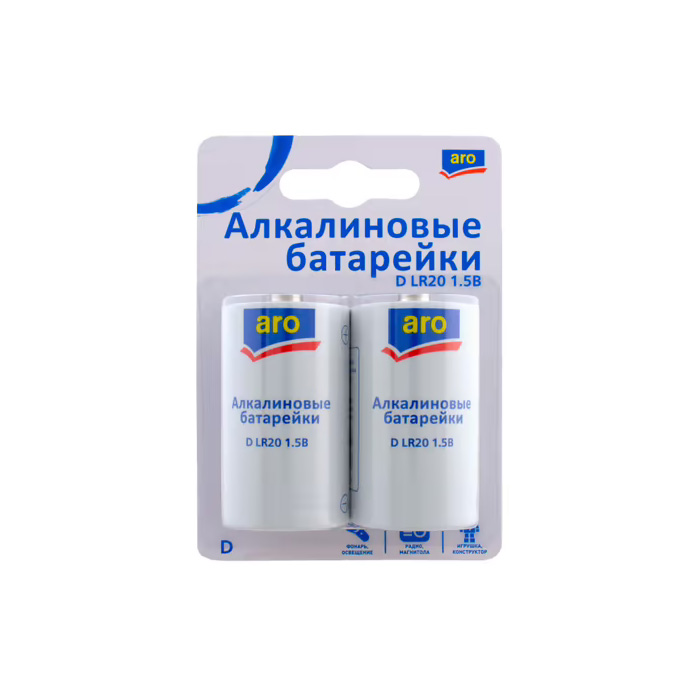 

Батарейки Аro D, 2 шт