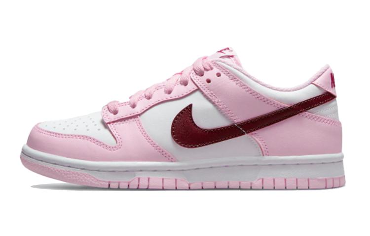 

Кеды унисекс Nike Dunk Low GS розовые 38 EU, Розовый, Dunk Low GS