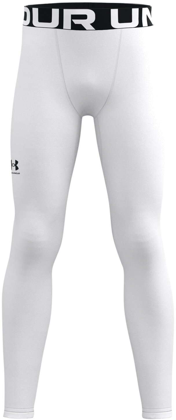 фото Леггинсы детские under armour cg leggings цв.белый р.128