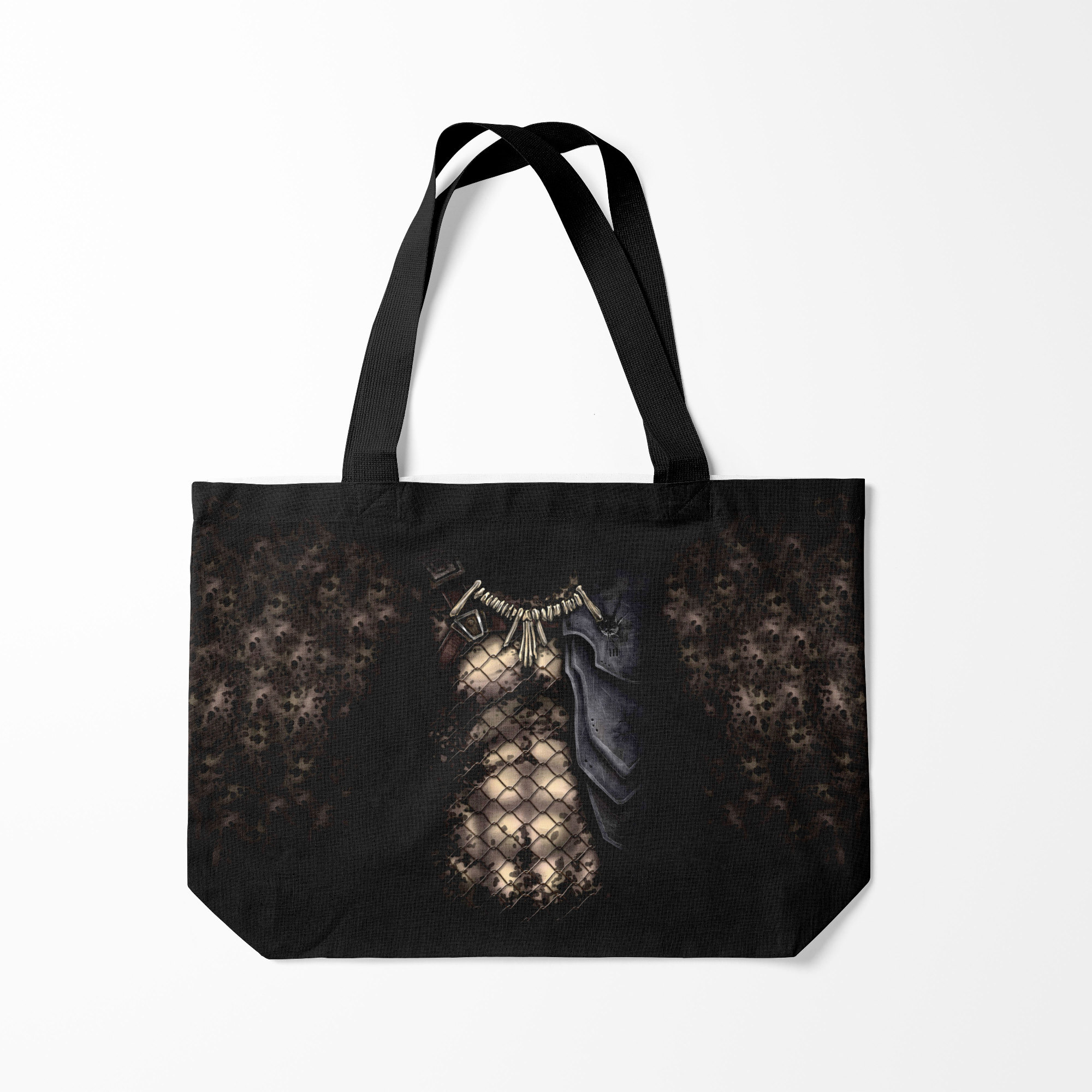 

Сумка шoппер унисекс Burnettie Хищник Predator, черный, Хищник Predator