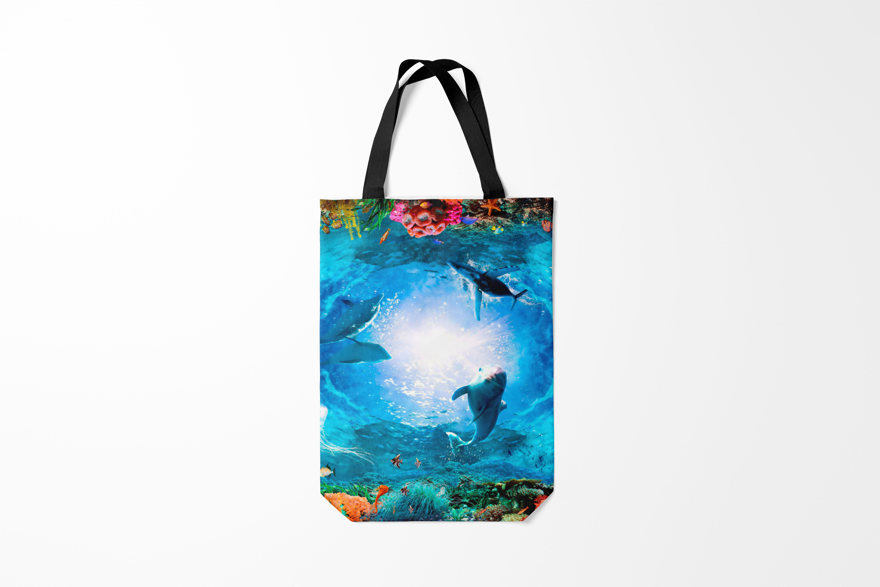 

Сумка шoппер унисекс Burnettie Разные Дельфины,, Разные Дельфины