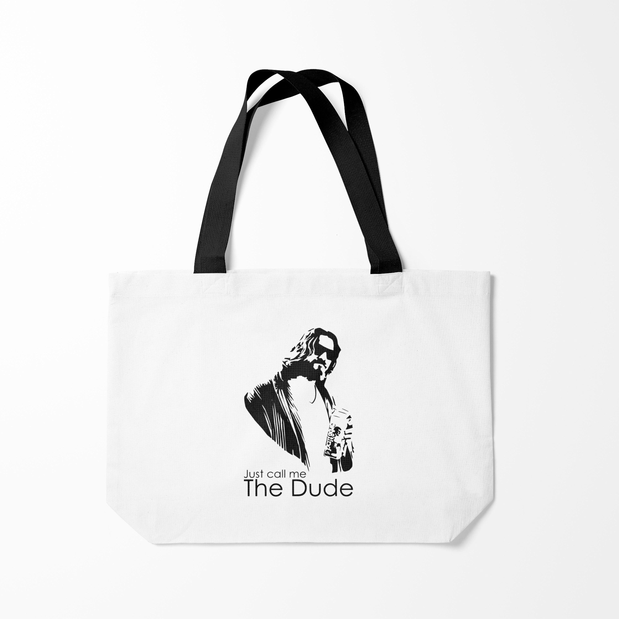 

Сумка шoппер унисекс Burnettie Just call me the Dude, белый, Just call me the Dude