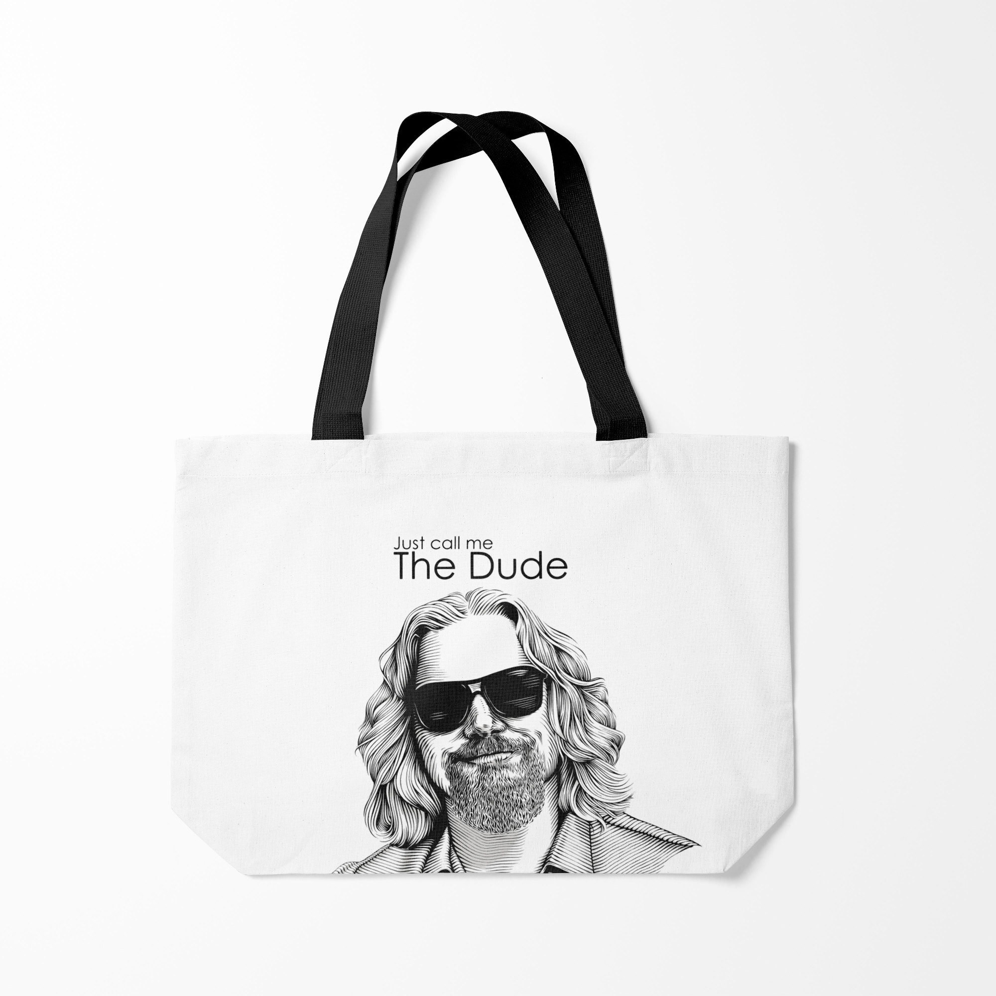 

Сумка шoппер унисекс Burnettie Just call me the Dude, белый, Just call me the Dude