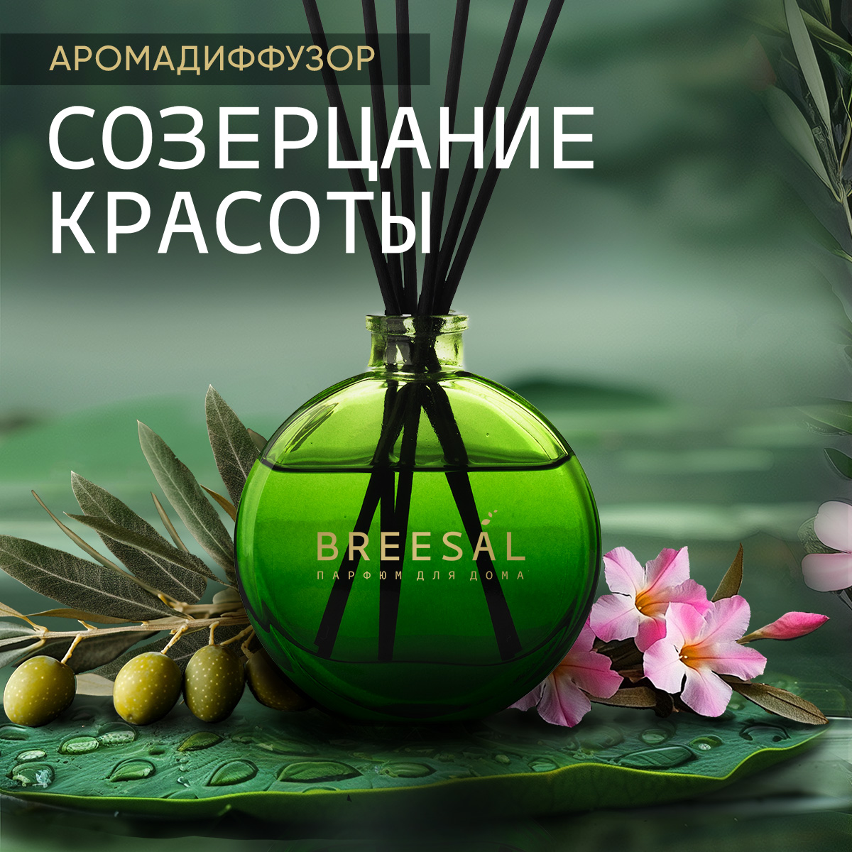 

Аромадиффузор Breesal Aromather Созерцание красоты 70 мл