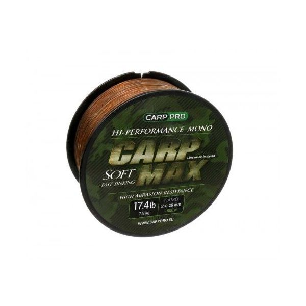 

Леска Carp Pro Carp Max Camo 1000м 0.25мм, Carp Max