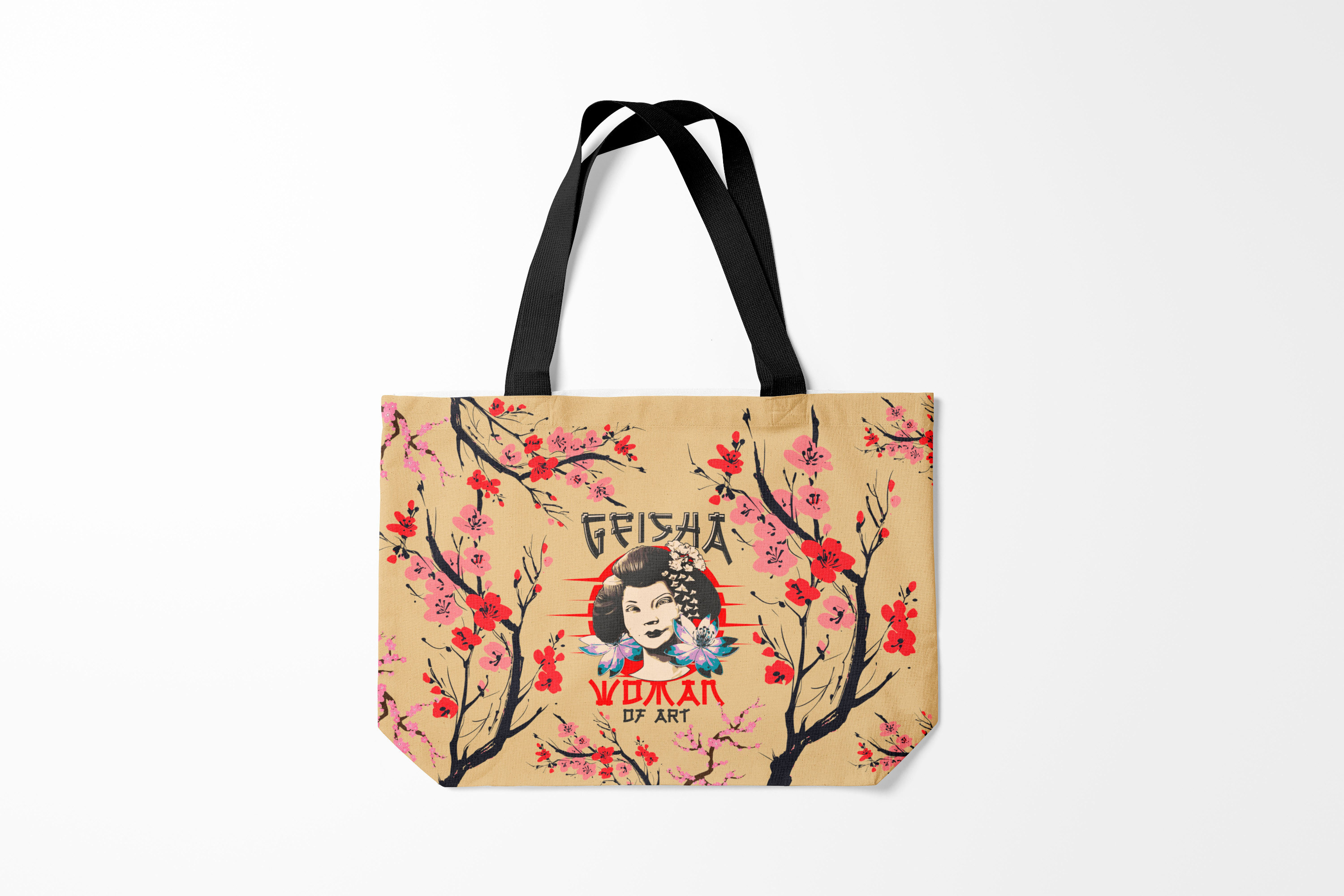 

Сумка шoппер унисекс Burnettie Япония Гейша Geisha Z, бежевый, Япония Гейша Geisha Z