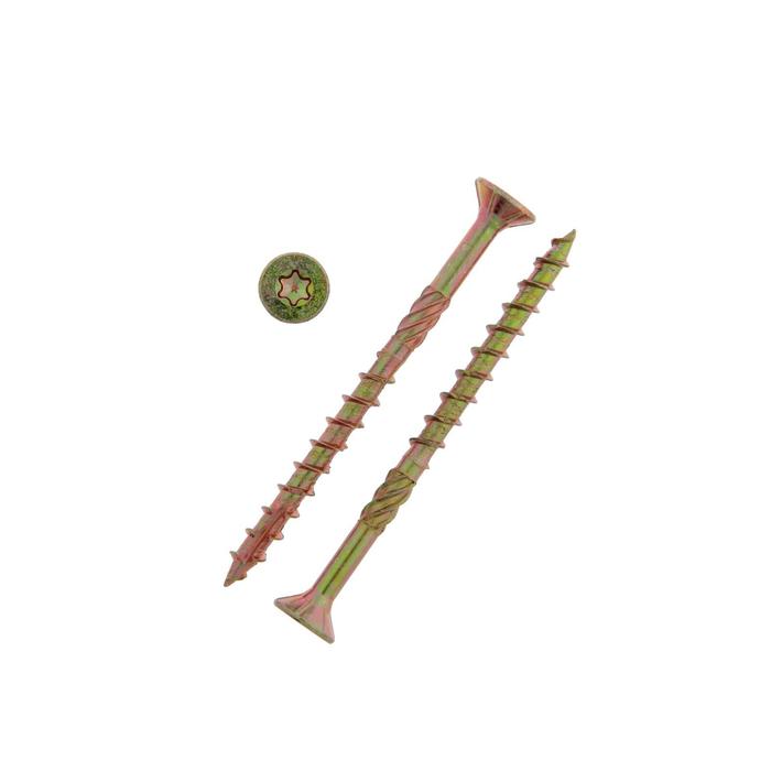 

Саморез конструкционный INFIX, 6х80 мм, потай, Torx 30, желтый цинк, 100 шт.