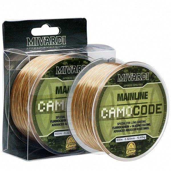 

Леска карповая MIVARDI CamoCODE Mainline - 0.355mm/12.60kg/600m, CamoCODE Mainline