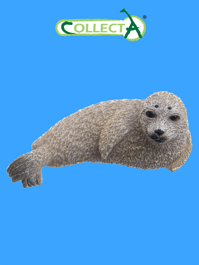 Фигурка морского животного Collecta, Детёныш пятнистого тюленя фигурка collecta детёныш пятнистого тюленя