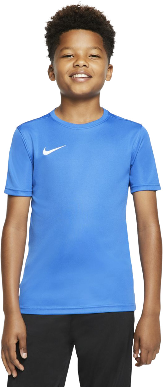 фото Футболка детская nike park vii ss jr цв.синий р.158