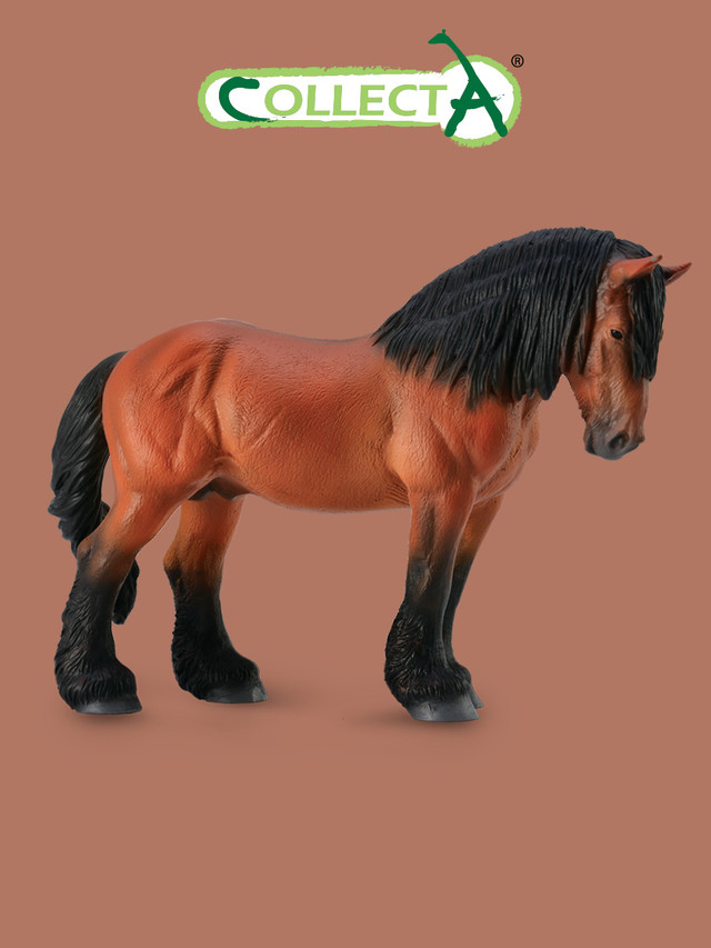 Фигурка лошадки Collecta Арденнский жеребец XL 88759b фигурка collecta жеребец эксмурский пони