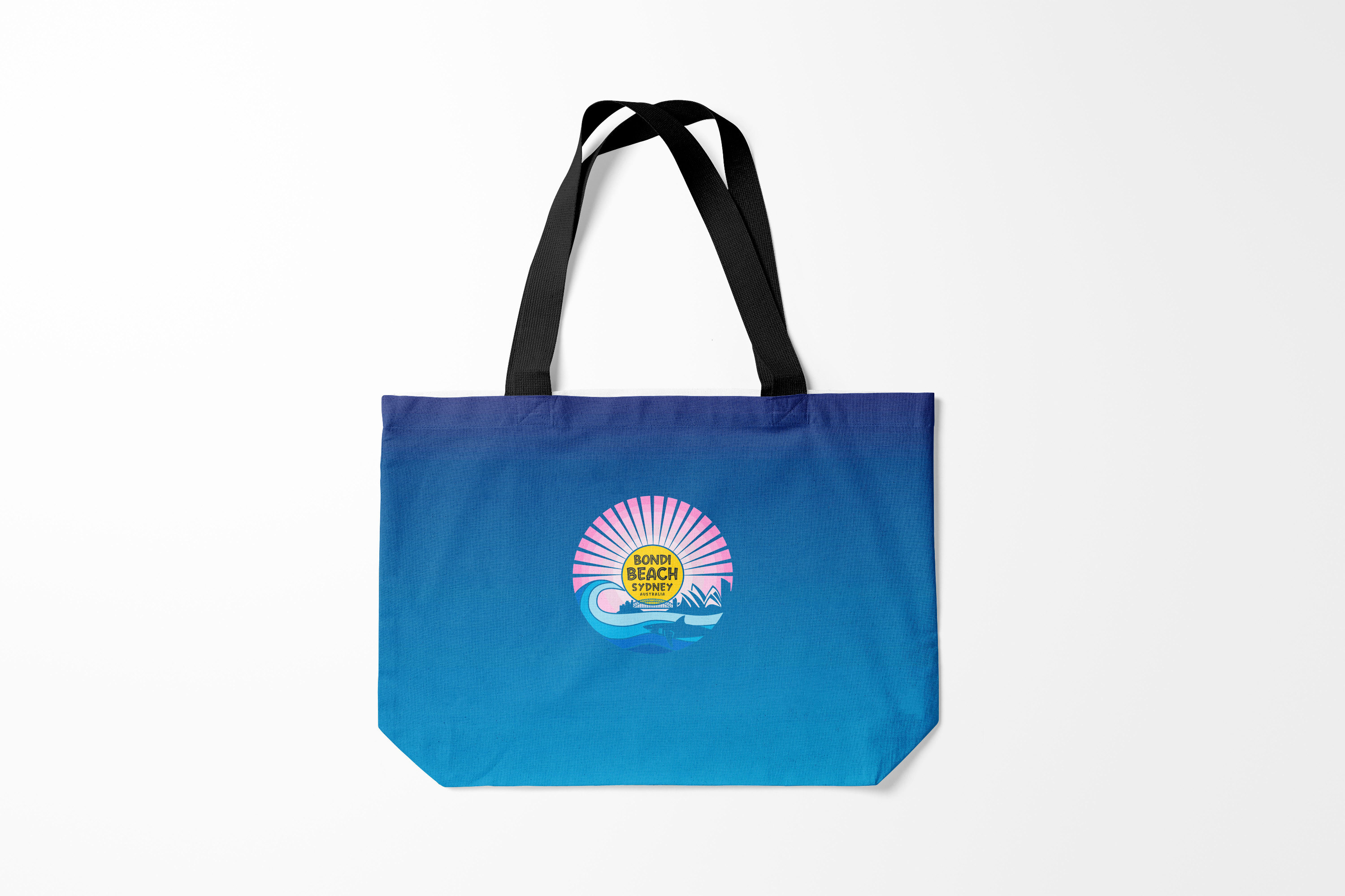 

Сумка шoппер унисекс Burnettie США Bondi Beach Sydney, синий, США Bondi Beach Sydney