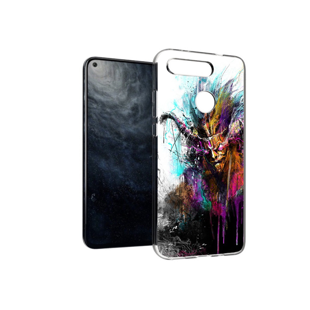 

Чехол MyPads Tocco для Huawei Honor 20 яркий дьявол, Прозрачный, Tocco