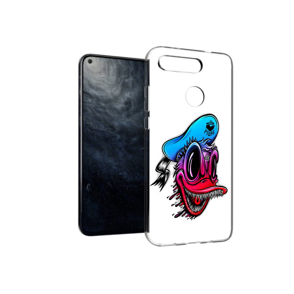 

Чехол MyPads Tocco для Huawei Honor 20 Дональд, Прозрачный, Tocco