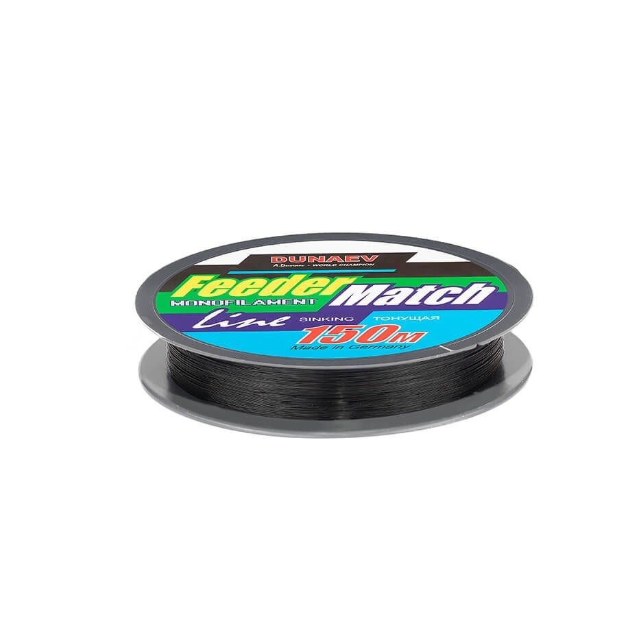 

Леска Dunaev Feeder Match Sinking Black 0.16мм 150м, Feeder Match Sinking