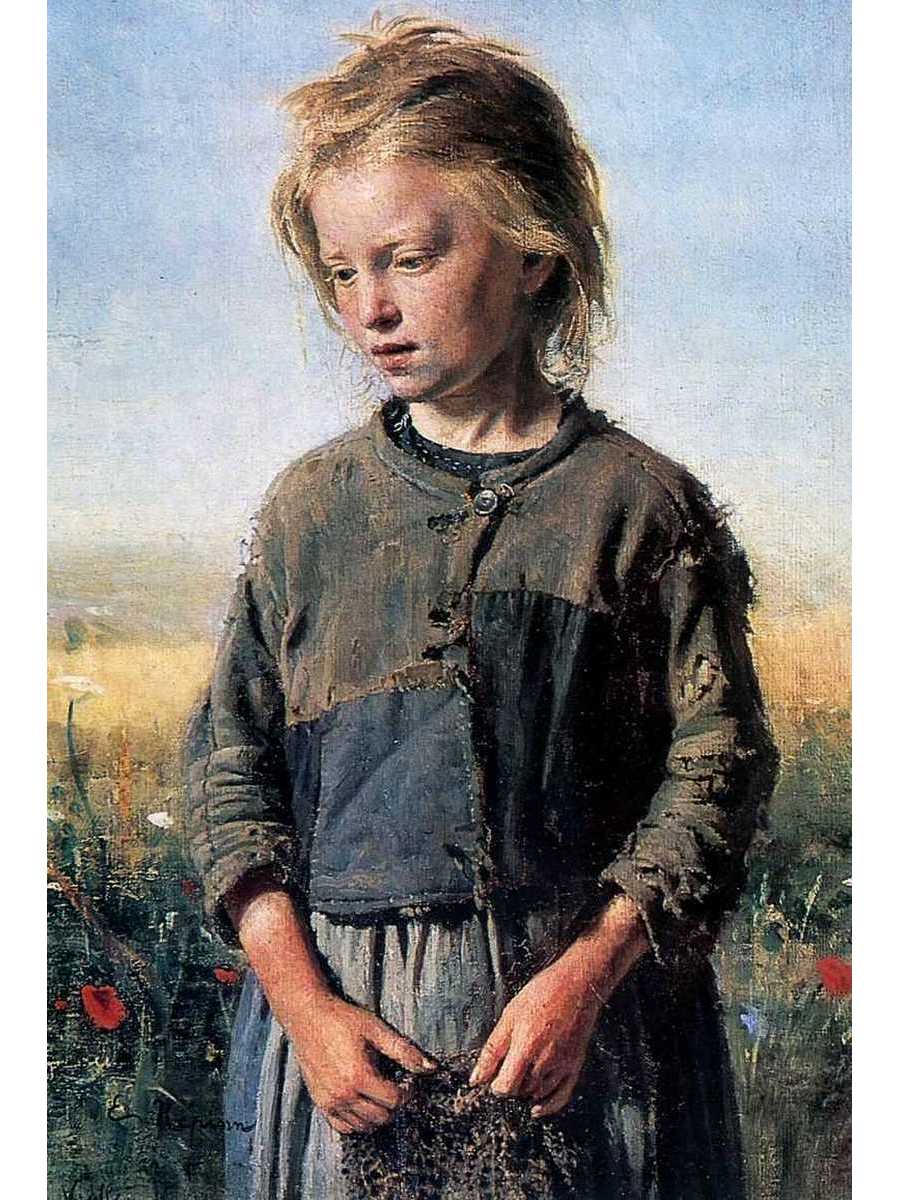 

Постер DRABS A2 Репин Илья Ефимович Нищая Вель Девочка-рыбачка