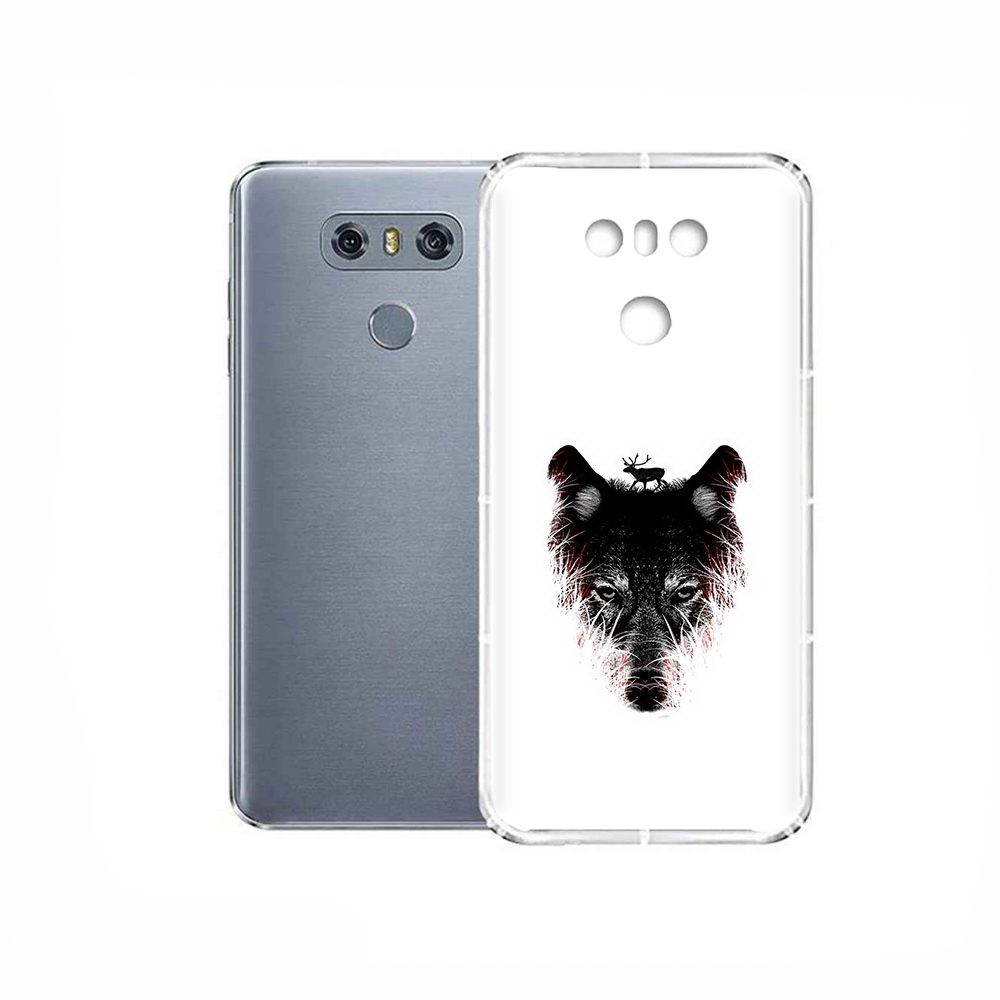 

Чехол MyPads Tocco для LG G6 волк в траве, Прозрачный, Tocco