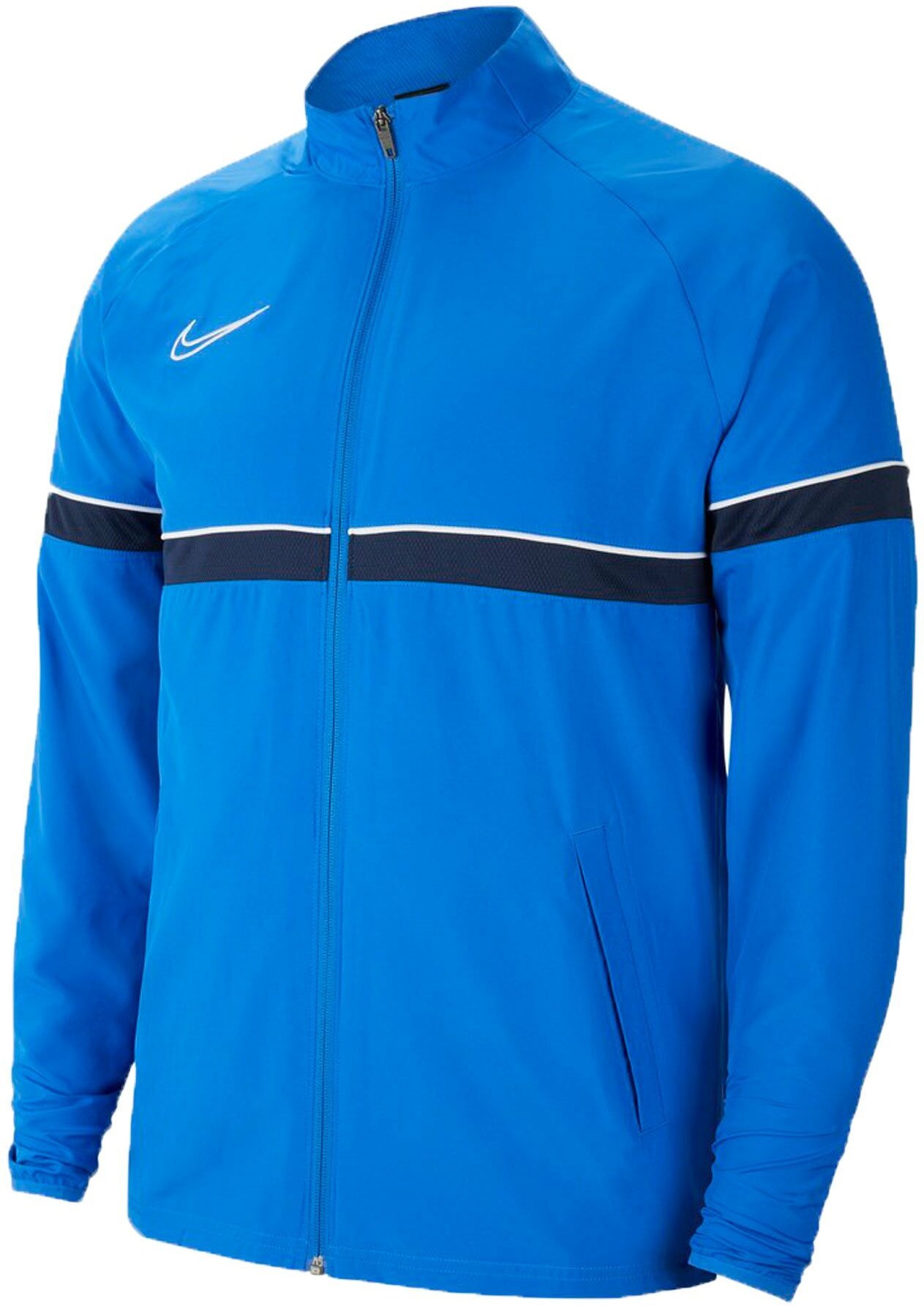 фото Ветровка детская nike academy21 woven track jacket jr цв.синий р.128