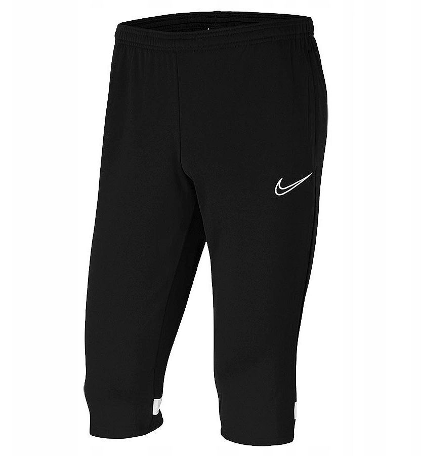 фото Шорты детские nike nike academy21 3/4 knit pant cw6127-010 jr цв.черный р.146