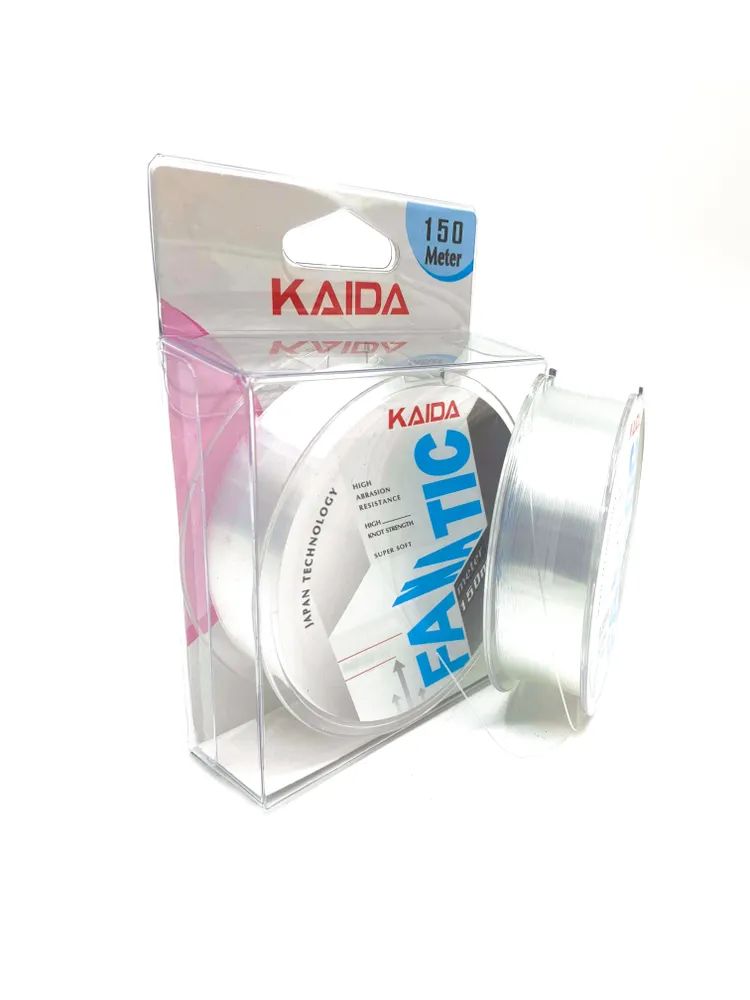 

Леска Kaida FANATIC 150m 0.50mm 26.03kg 57.39lb прозрачная