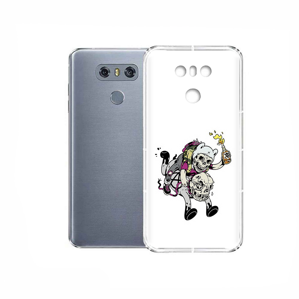 

Чехол MyPads Tocco для LG G6 время приключений скелеты, Прозрачный, Tocco