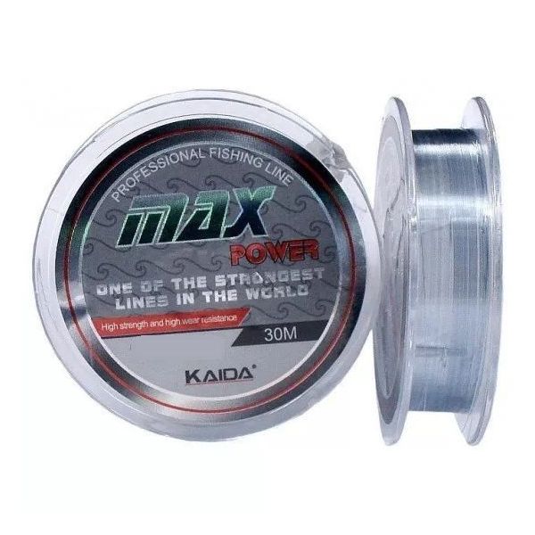 

Леска KAIDA MAX прозрачная 30м 0.12мм