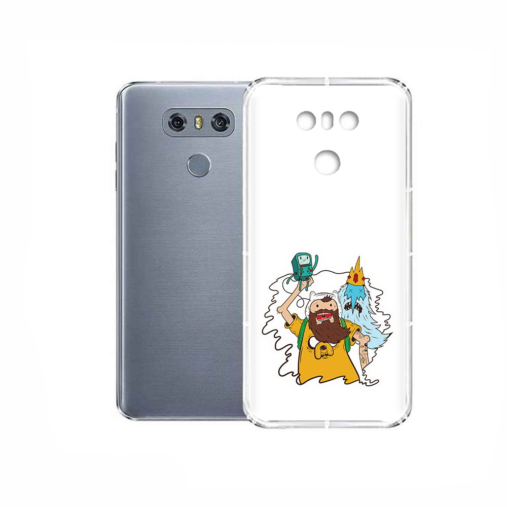 

Чехол MyPads Tocco для LG G6 время приключений старый Финн, Прозрачный, Tocco