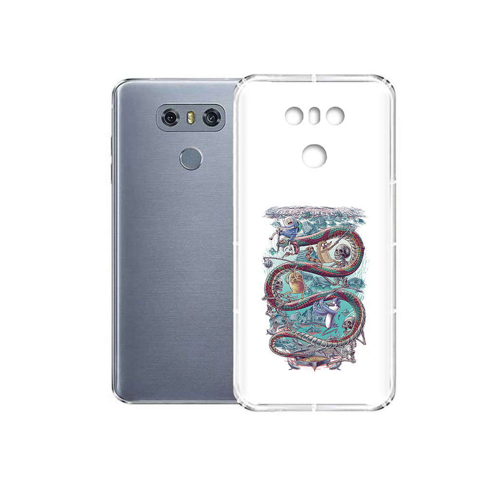 

Чехол MyPads Tocco для LG G6 время приключений страшилка, Прозрачный, Tocco