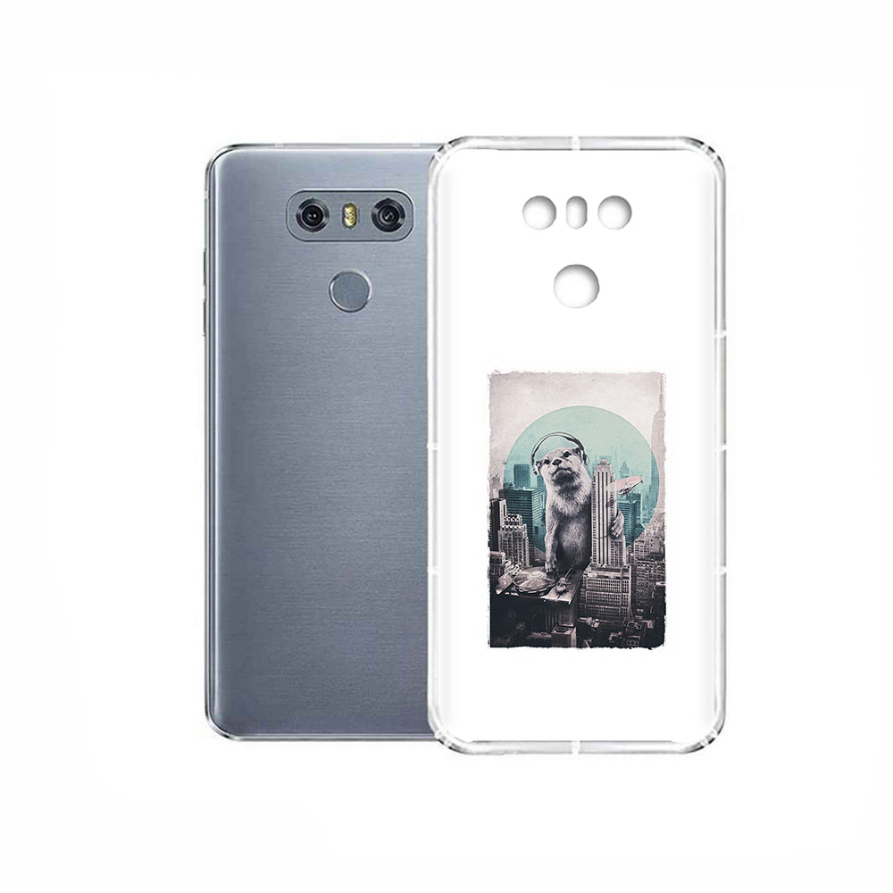 

Чехол MyPads Tocco для LG G6 выдра в городе, Прозрачный, Tocco