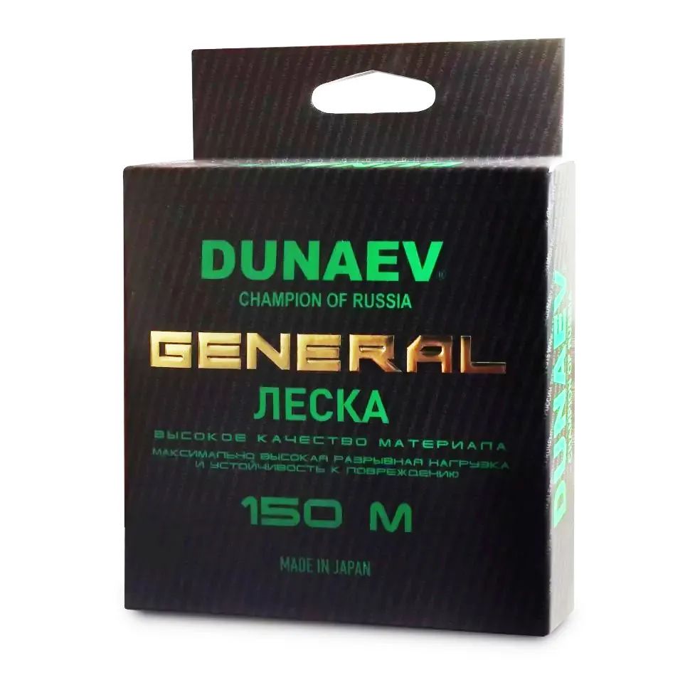 

Леска Dunaev General All Round 150м 0.219мм, Прозрачный, General All Round