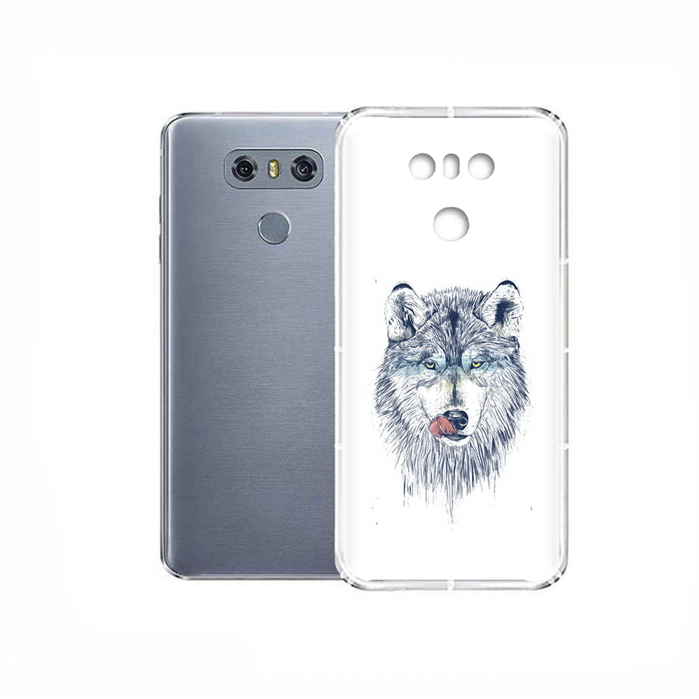 

Чехол MyPads Tocco для LG G6 голодгый волк, Прозрачный, Tocco