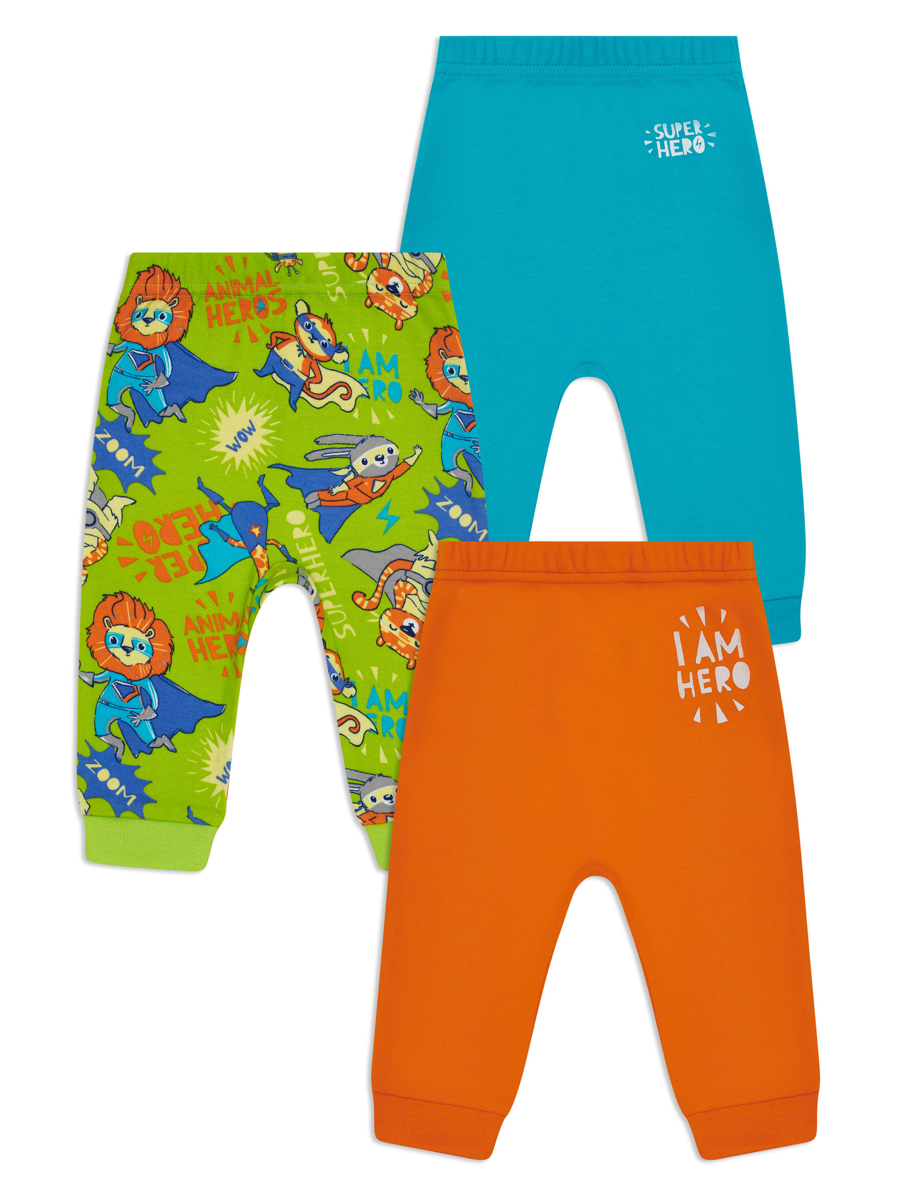 

Брюки для новорожденых Me&We NB122-J733-331 Оранжевый/Бирюзовый-62, NB122-J733-331