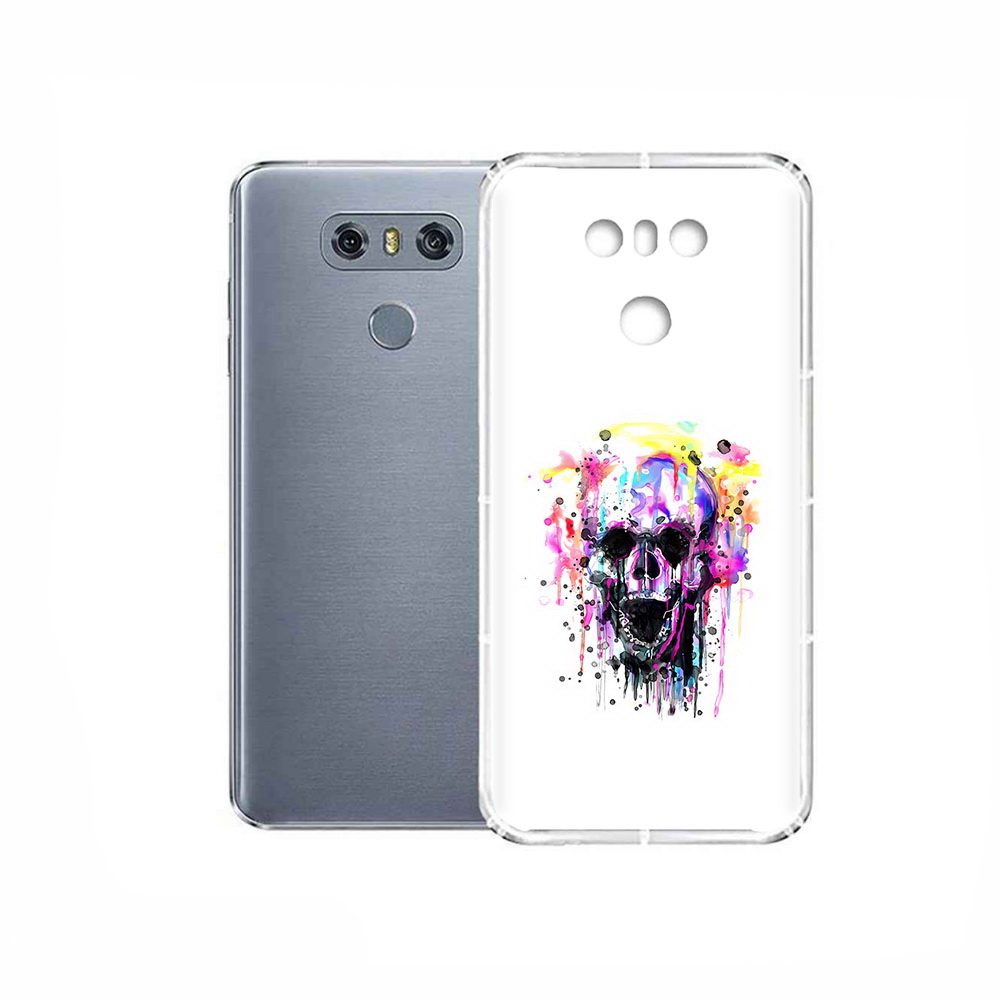

Чехол MyPads Tocco для LG G6 граффити череп, Прозрачный, Tocco