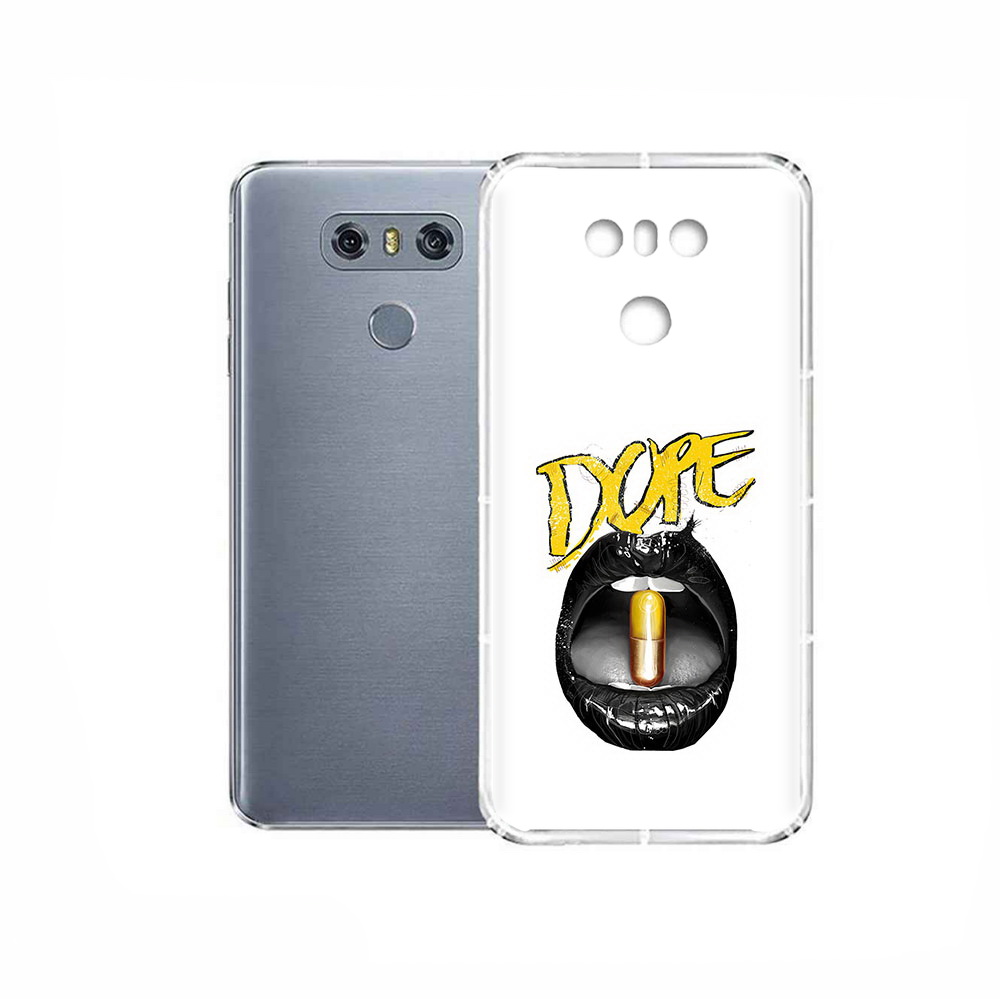 

Чехол MyPads Tocco для LG G6 губы, Прозрачный, Tocco