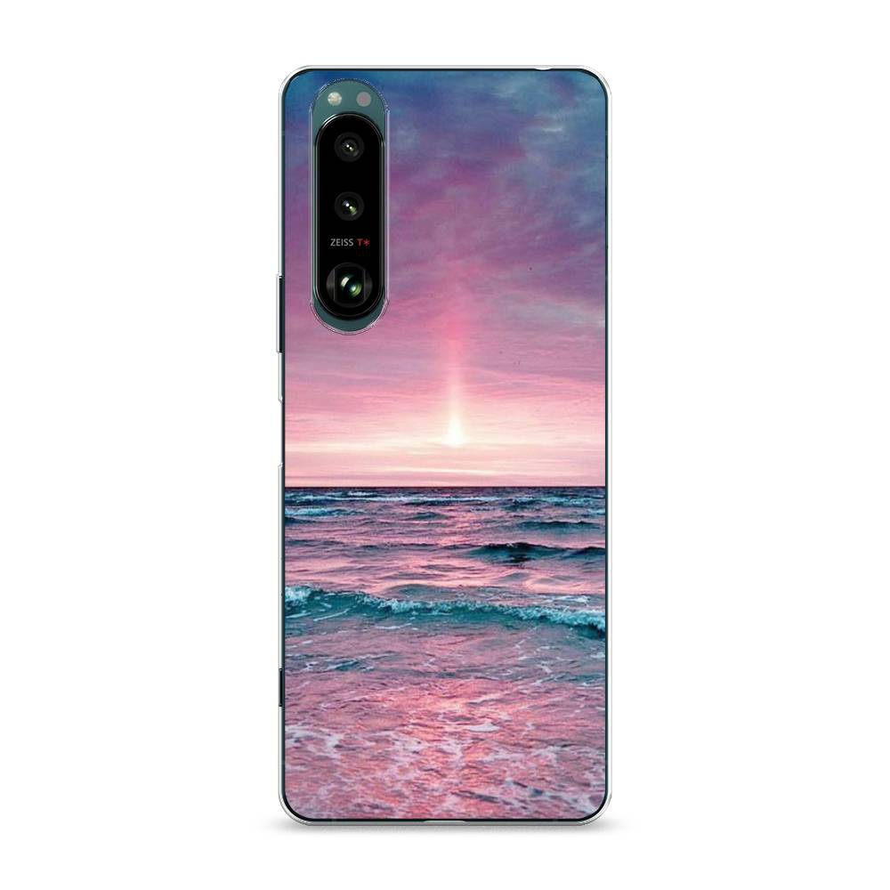 

Чехол на Sony Xperia 1 III "Восход 3", Розовый;голубой, 54850-2