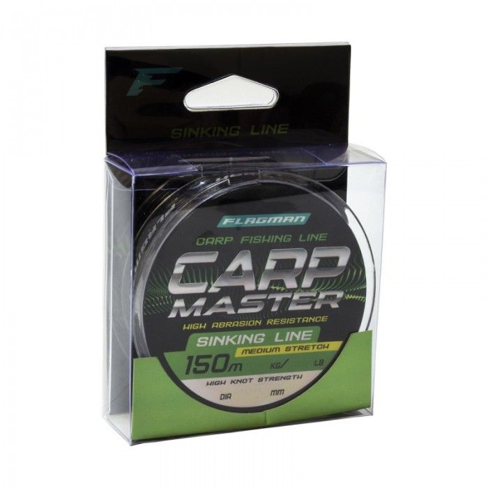 

Леска Flagman CARP MASTER 150м 0.35мм, Черный, CARP MASTER