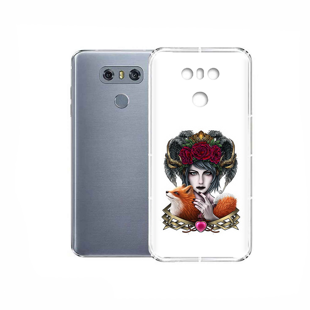 

Чехол MyPads Tocco для LG G6 девушка с лисой, Прозрачный, Tocco