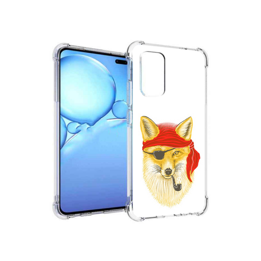 

Чехол MyPads Tocco для Vivo V19 лиса-пират (PT147328.392.440), Прозрачный, Tocco