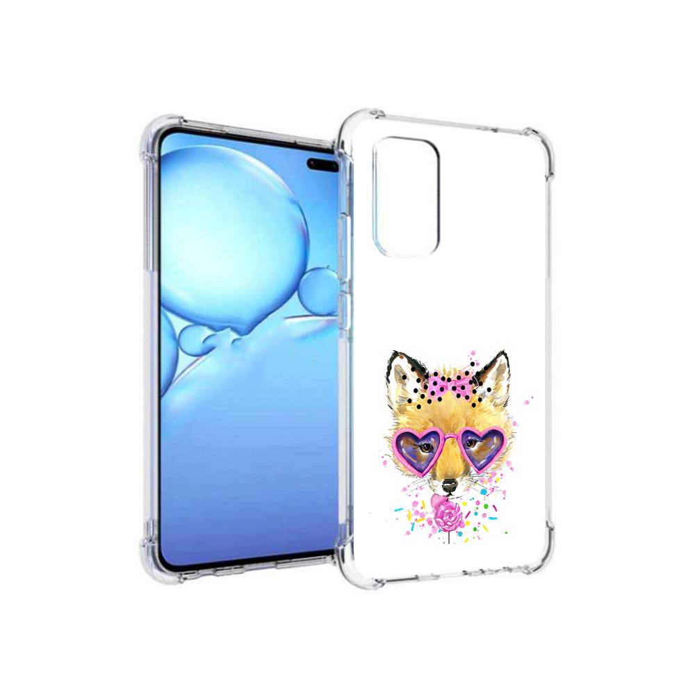 

Чехол MyPads Tocco для Vivo V19 лисенок с бантиком (PT147328.392.441), Прозрачный, Tocco