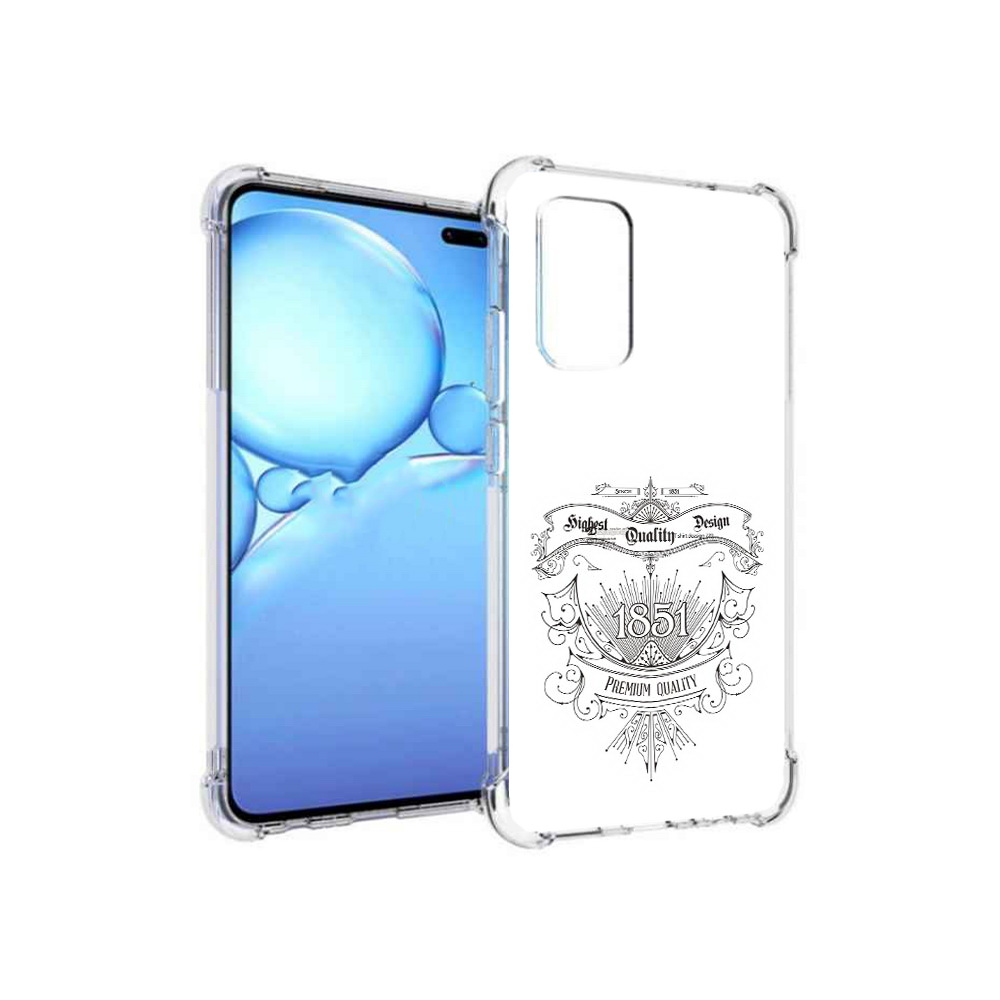 

Чехол MyPads Tocco для Vivo V19 логотип 1851 год (PT147328.392.444), Прозрачный, Tocco