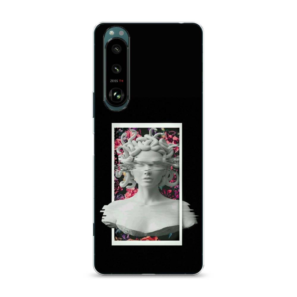 

Чехол на Sony Xperia 1 III "Web Punk Медуза Горгона", Черный;серый, 54850-6