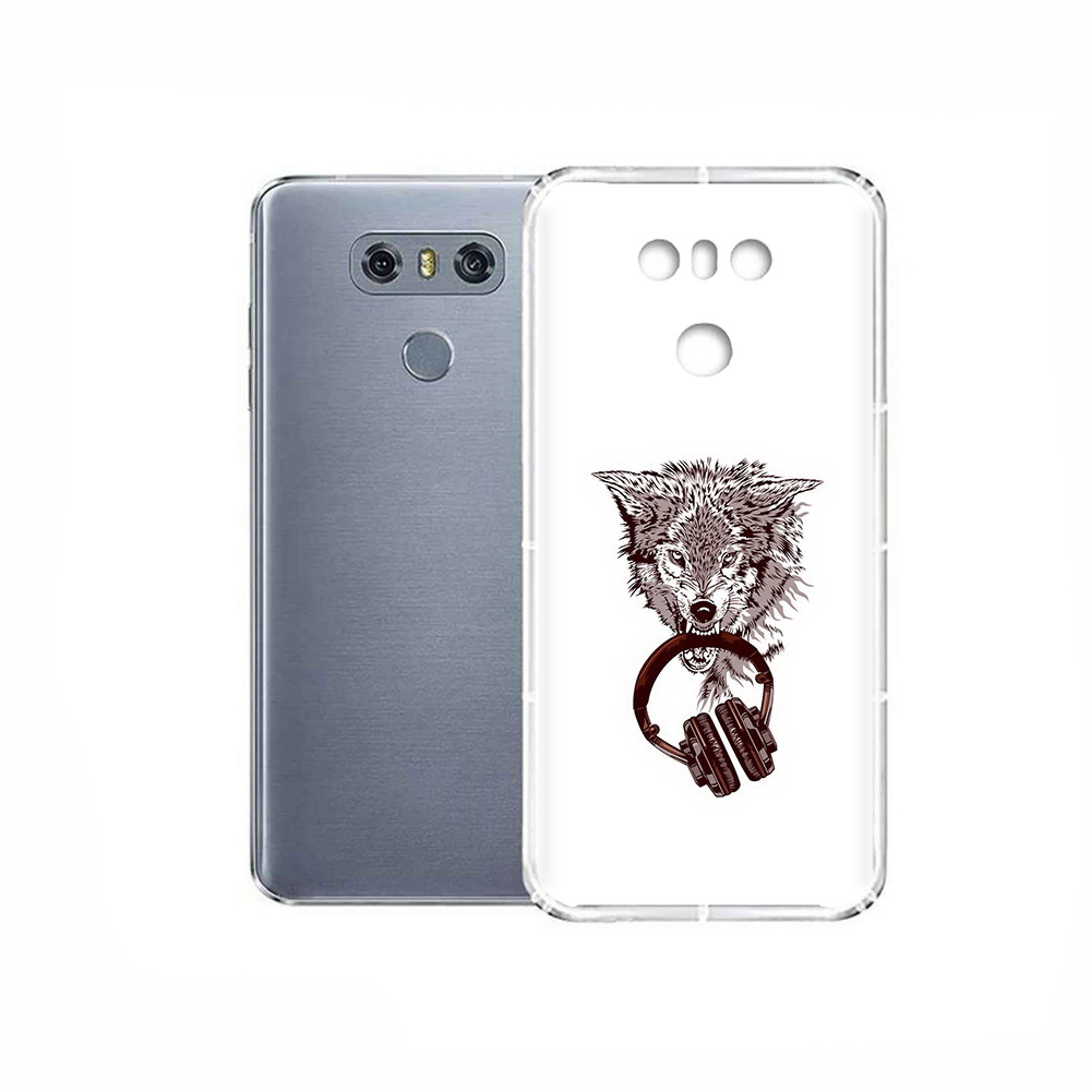 

Чехол MyPads Tocco для LG G6 дикий волк, Прозрачный, Tocco