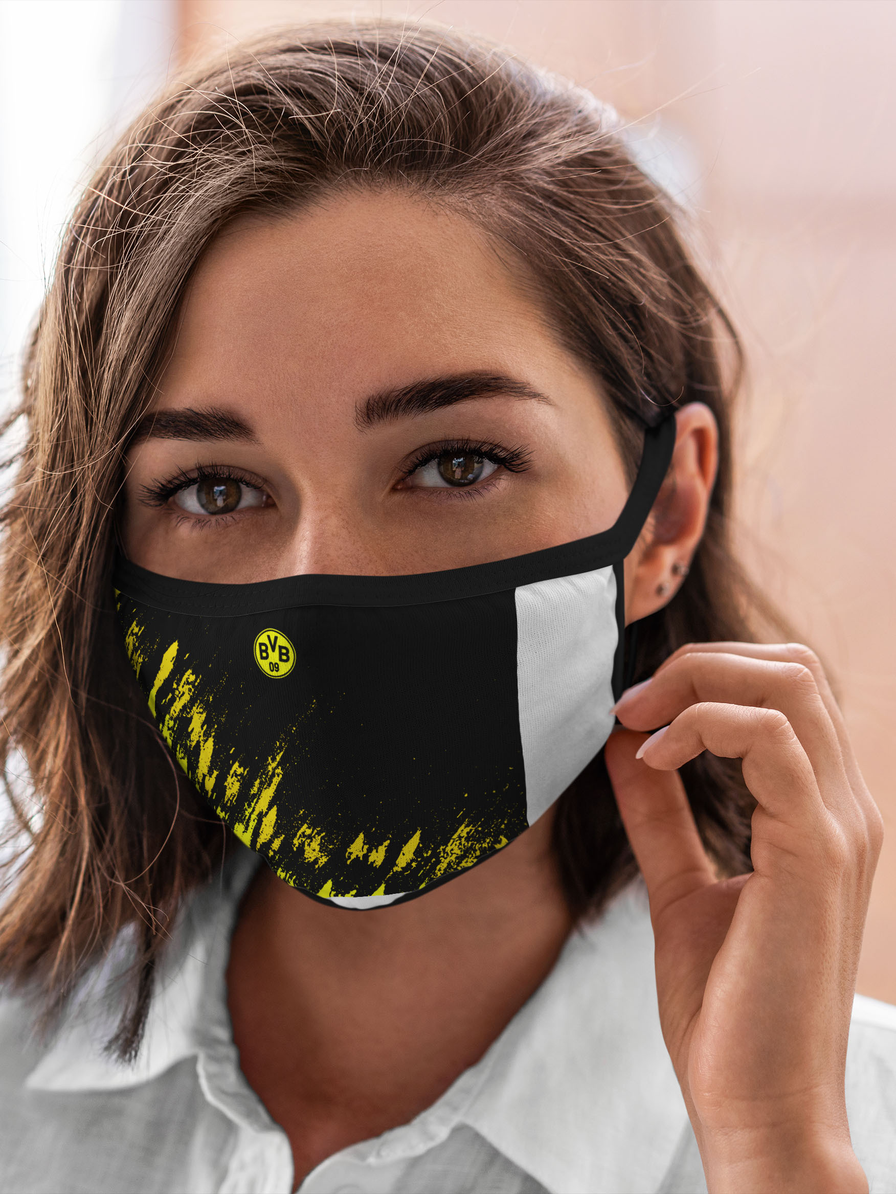 

Многоразовая маска унисекс Burnettie Borussia Borussia., Разноцветный, Borussia Borussia.