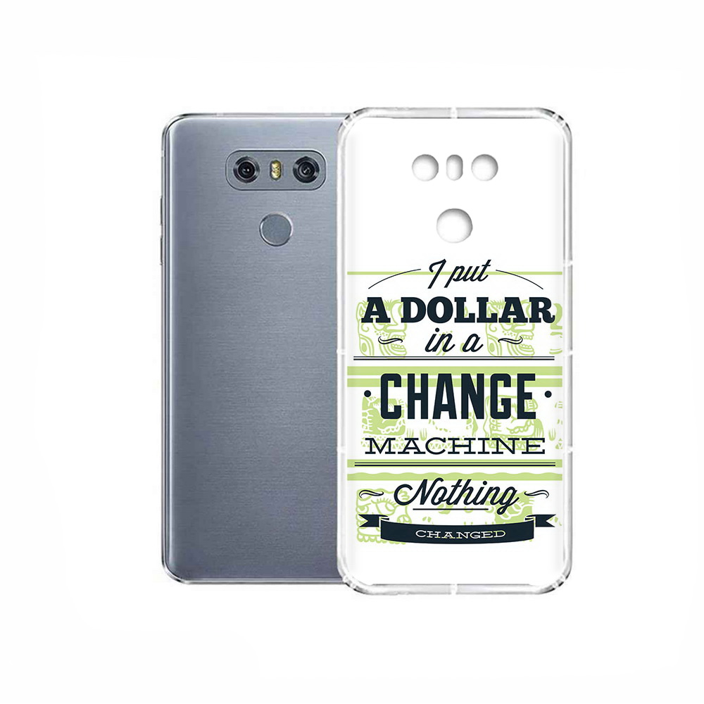 

Чехол MyPads Tocco для LG G6 доллар надпись, Прозрачный, Tocco