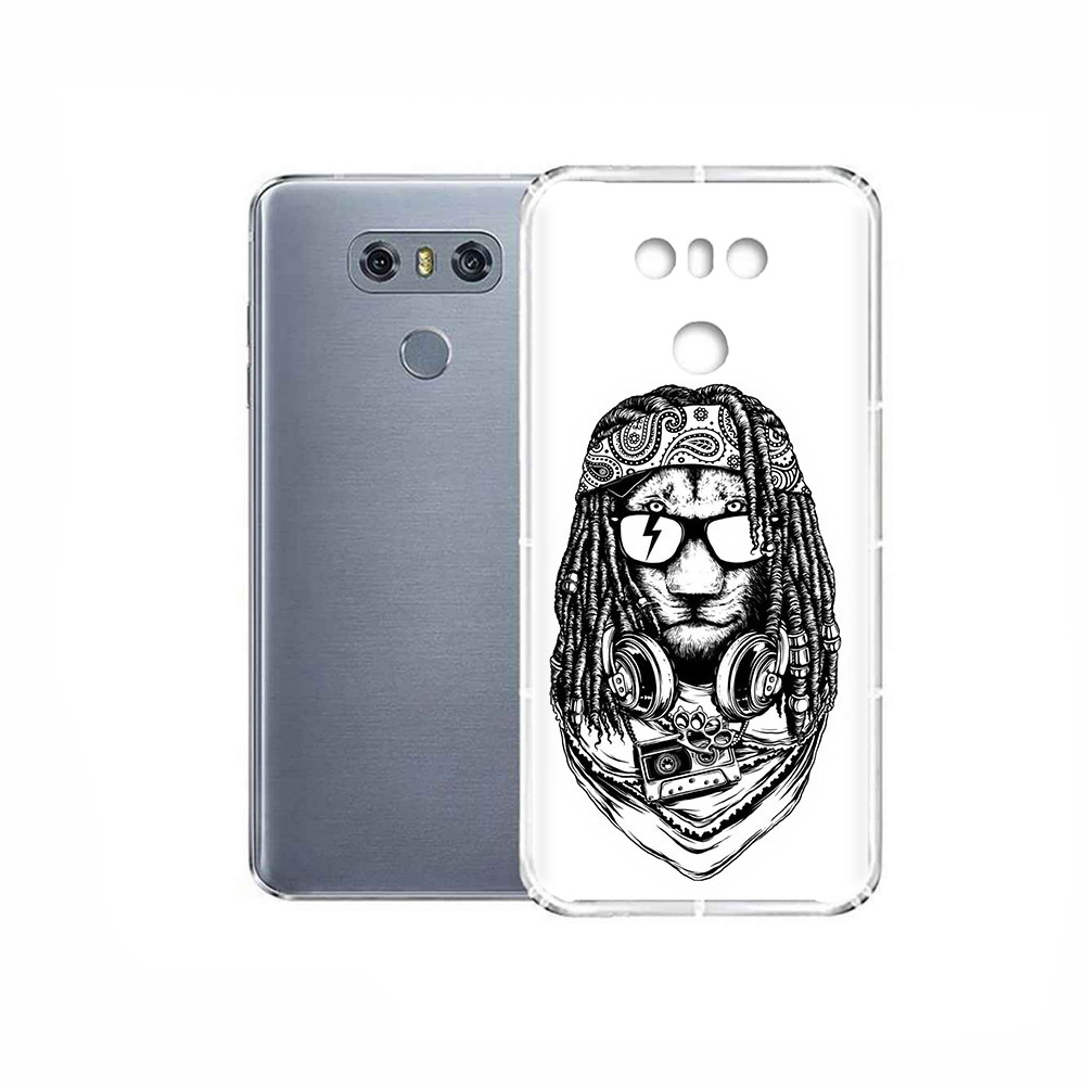 

Чехол MyPads Tocco для LG G6 дреды льва, Прозрачный, Tocco