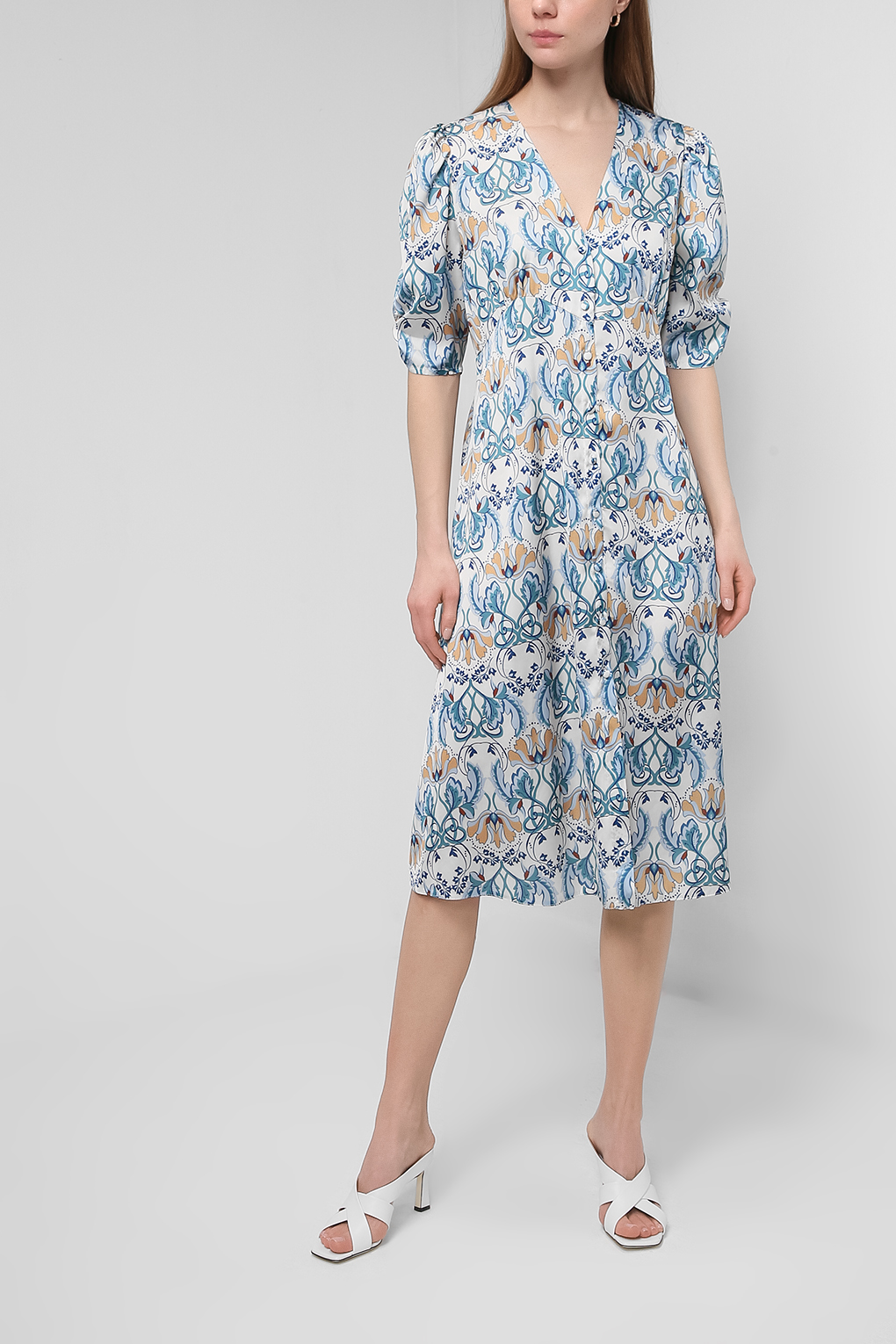 

Платье женское Rinascimento CFC0107633003 голубое XS, Голубой, CFC0107633003